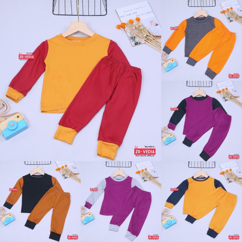 Baju Tidur Yummy uk Bayi 0-12 bulan / Setelan Baby Laki Perempuan One Set Panjang Murah Kiosbalitaaprillia