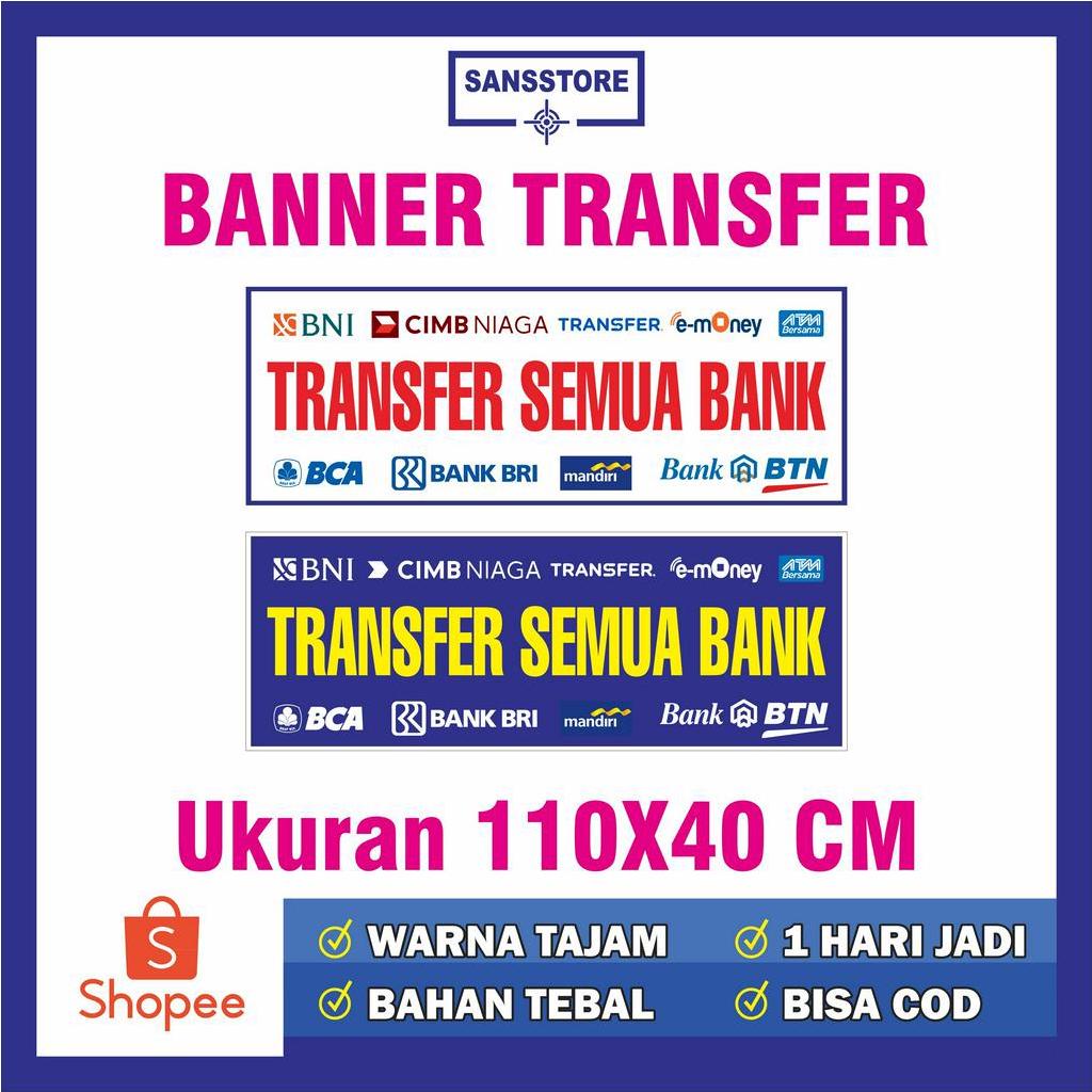 BANNER TRANSFER SPANDUK KONTER