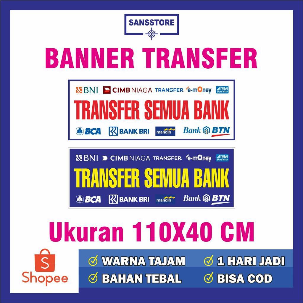 BANNER TRANSFER SPANDUK KONTER