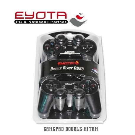 ITSTORE gamepad double getar hitam eyota joystick eyota double