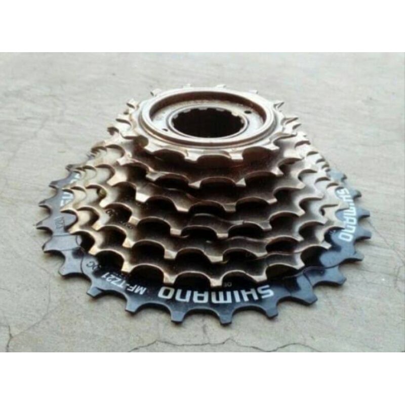 Sprocket shimano 7 speed & jangkrik