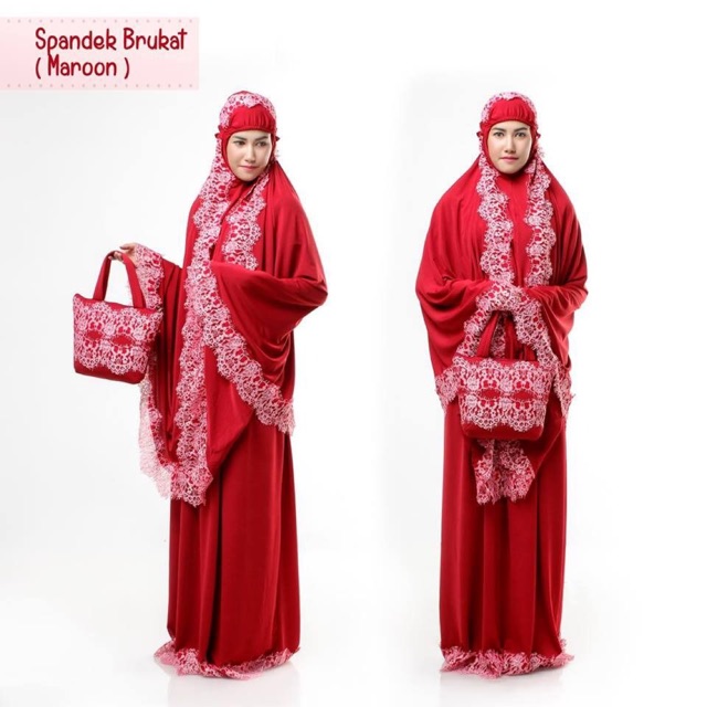 Spandek jersey brukat merah