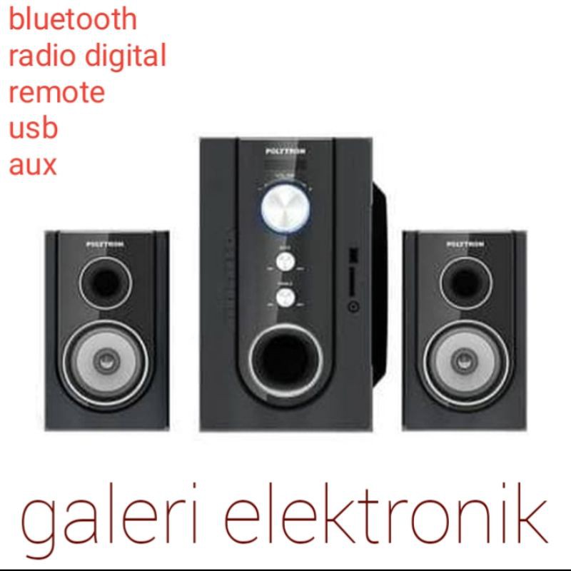 speaker polytron bluetooth pma 9300/9320,usb,aux,remote,mmc