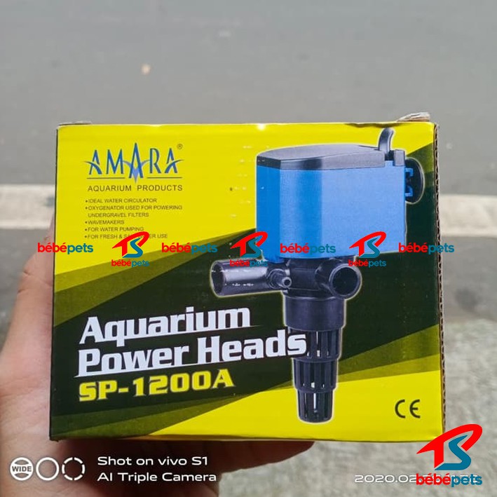 Amara SP1200A - Pompa Aquarium Filter Aquarium Mesin Pompa Aquarium