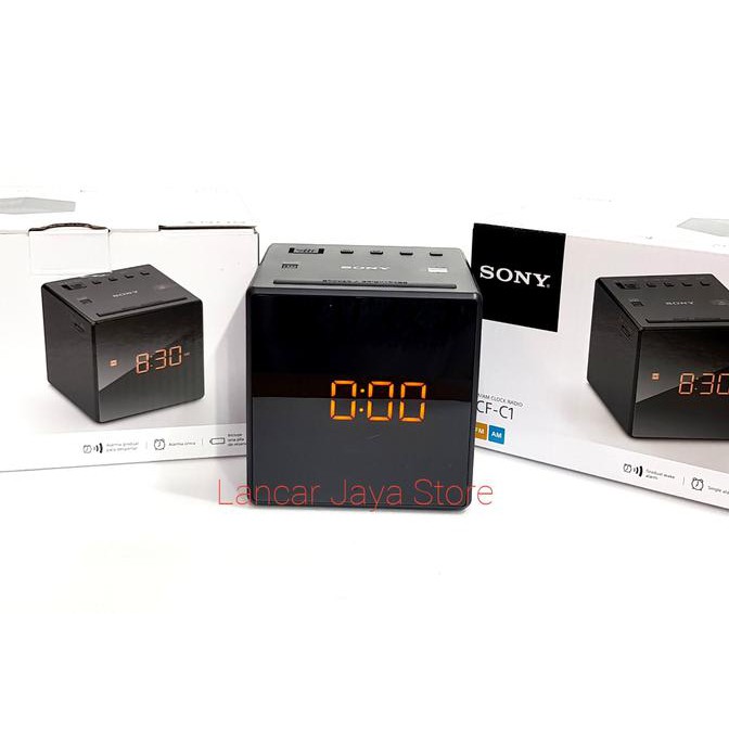 Radio Fm/Am Clock Digital Sony Icf-C1