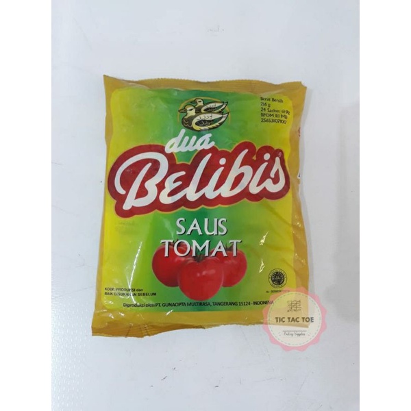 belibis tomat sachet / saos tomat /saos belibis sachet