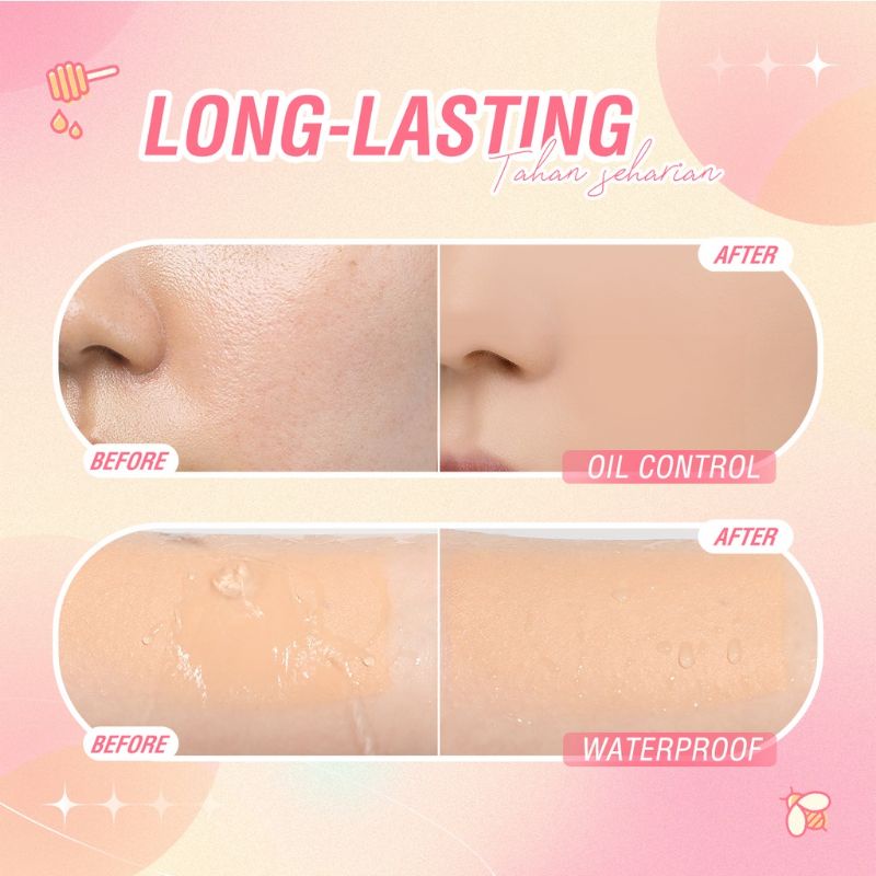 PINKFLASH OhMySelf Weightless Long Lasting All-day Tahan Air Matte Foundation