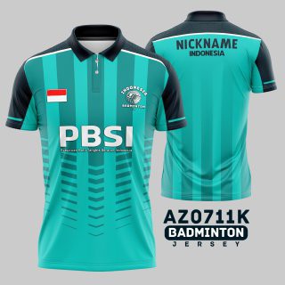BAJU JERSEY KAOS PBSI BADMINTON INDONESIA ADA SIZE JUMBO