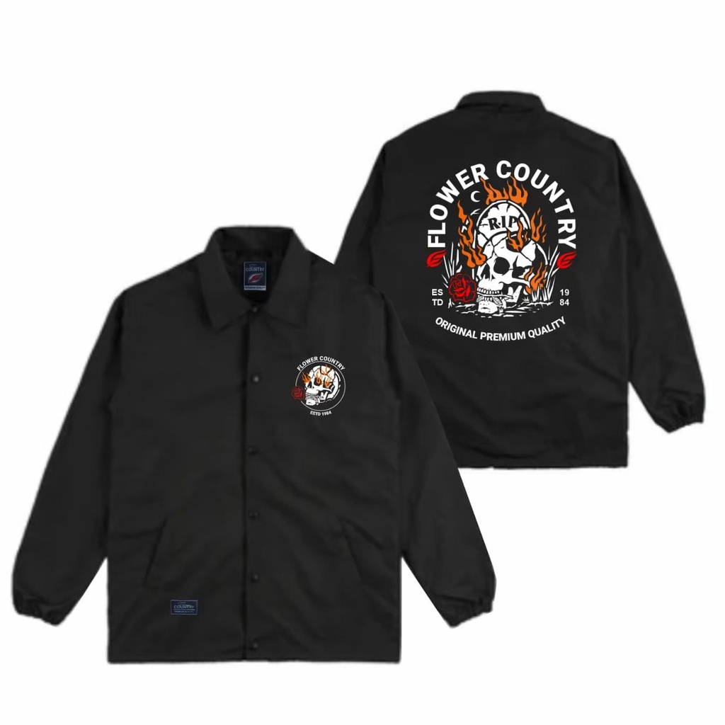 AKN - JACKET COACH COWOK / JAKET COACH PRIA / JAKET COACH WINDBREAKER BIKERS EDITION ORIGINAL WANGKERS