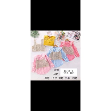 Atasan kemeja rompi anak