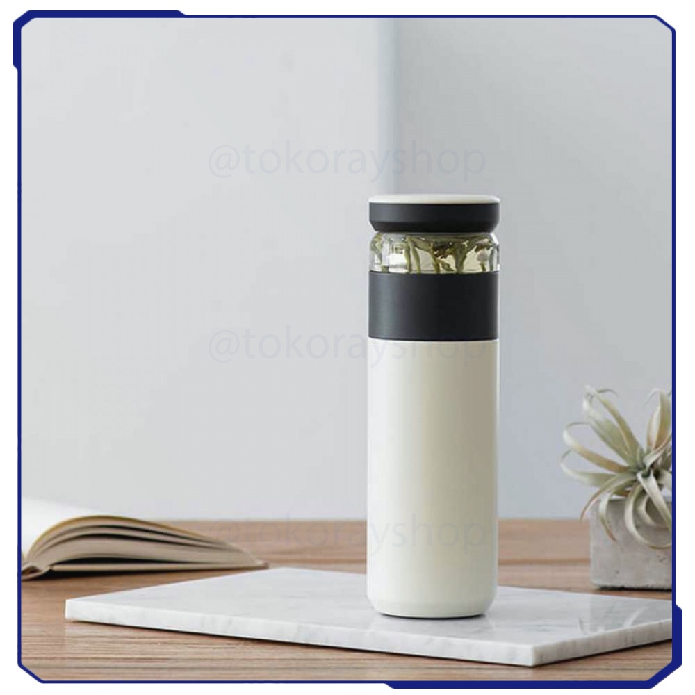 Home Botol Minum Thermos Penyaring Teh Tea Infuser 520ml TE150