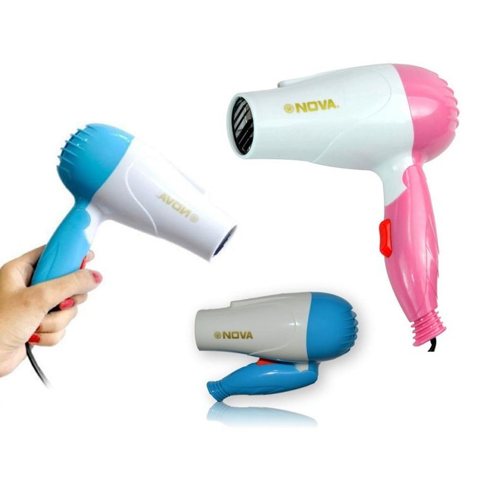 Nova Hair Dryer Pengering Rambut Mini Lipat NV-1290