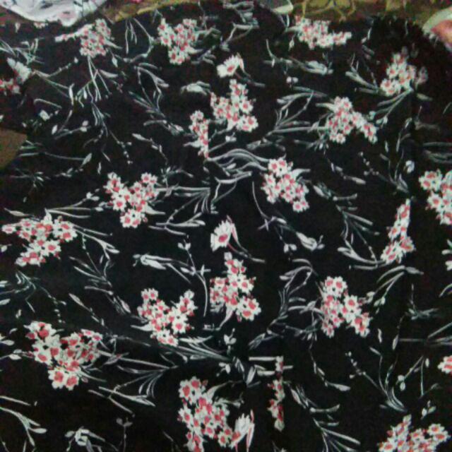 Supplier Jumbobigsize: Kode 1272 Delly Flowy Tunic Jumbo Bigsize Besar Plussize Solo