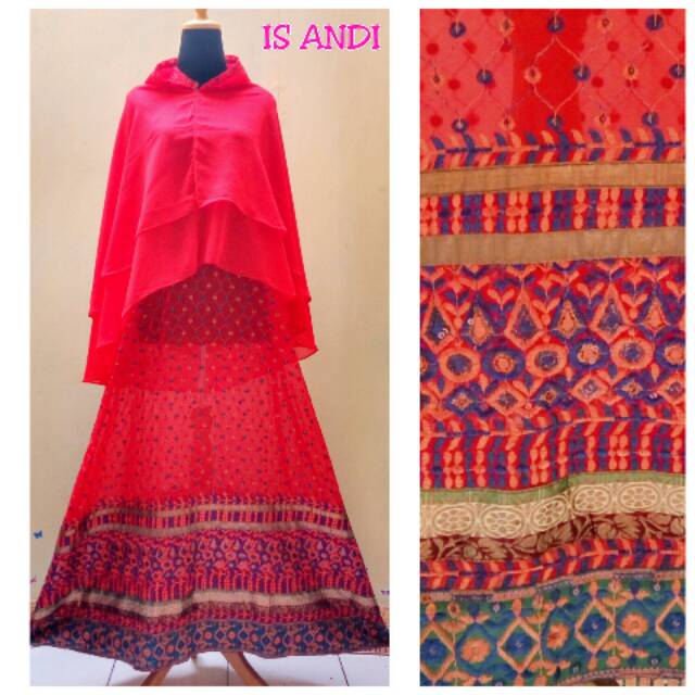 Gamis Syari bhn sari India