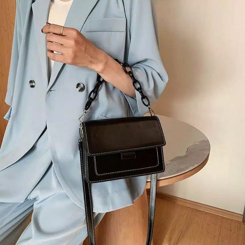 WS BELDORE - TAS SELEMPANG / TAS WANITA BELDORE RANTAI