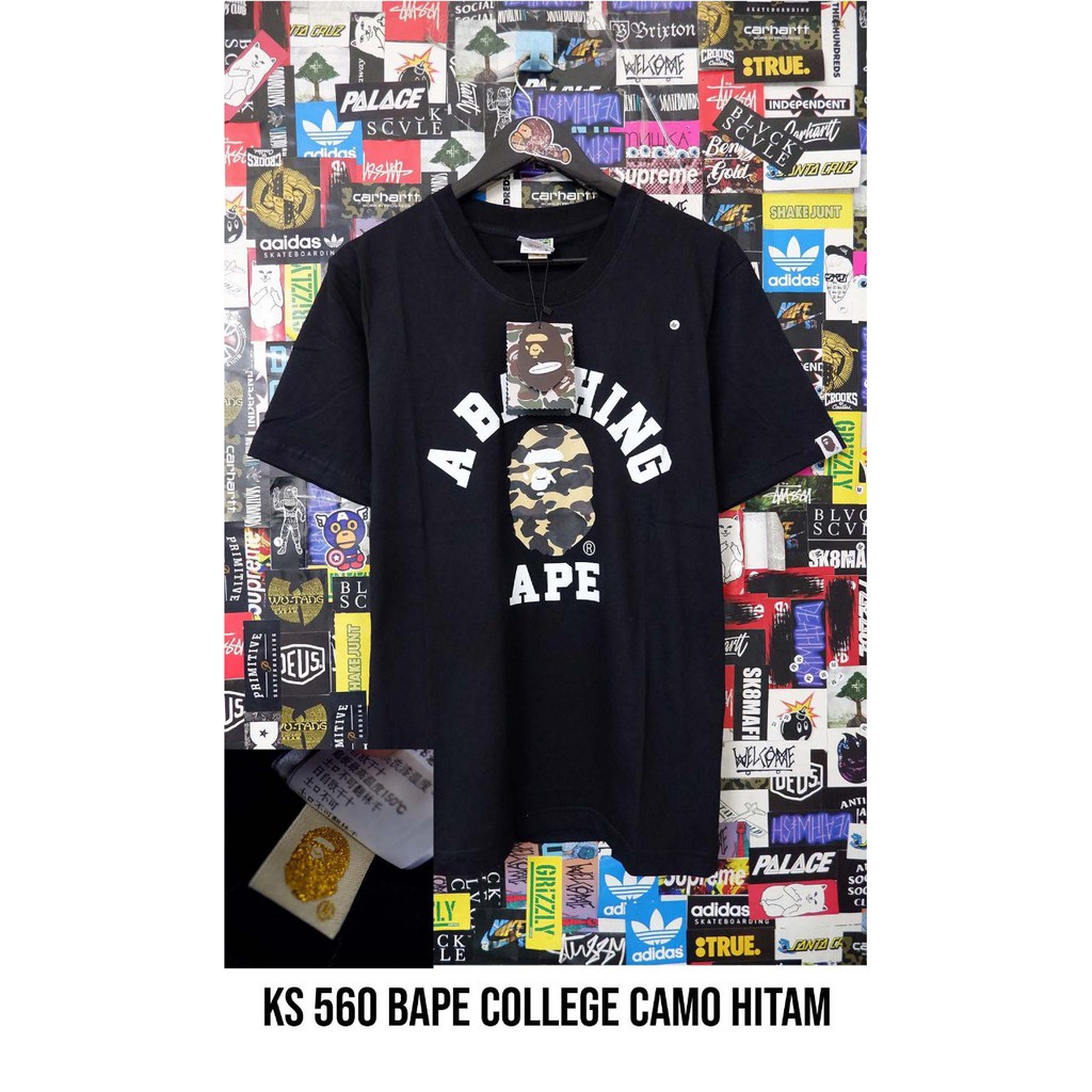 BAJU KAOS BAPE ORIGINAL PREMIUM A BATHING APE