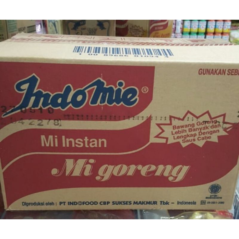 

Indomie Goreng 80Gr 1 Dus isi 40 Bungkus