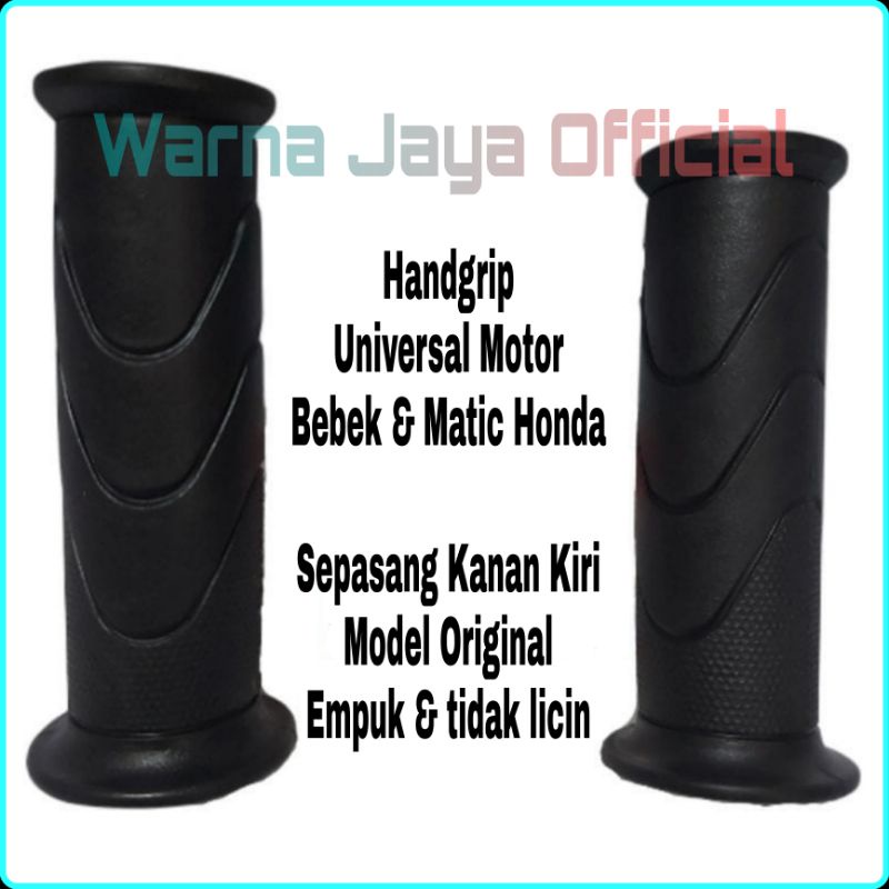 Handgrip / Handfat Stang Universal Semua Motor Bebek & Matic Honda Variasi Pariasi fariasi Karet Han