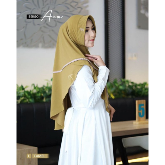 WDAqifa Bergo Ava Original Alfasa size L Ready Klik