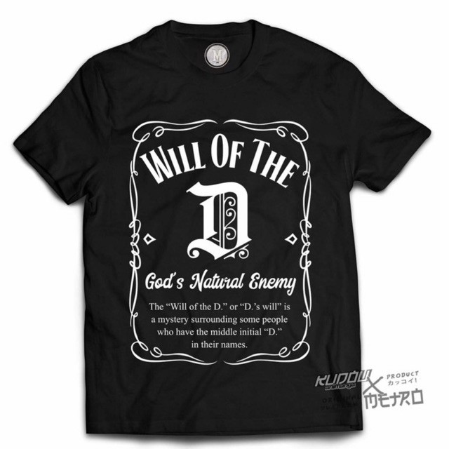 Tshirt Will Of the D - One piece Black