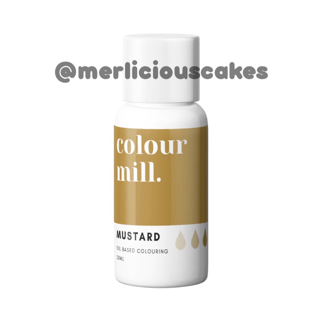 

Colour Mill Mustard 20 ml Oil Based Colouring