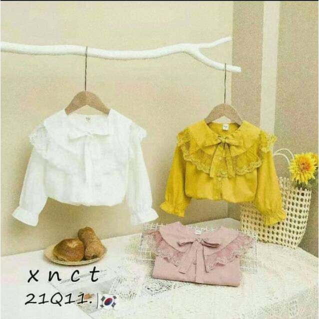 Atasan Anak Perempuan Import Kemeja Anak Perempuan Import