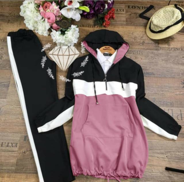 BAJU WANITA TERBARU 2022 UKHTI LADIES GADIS SYARI BAJU OLAHRAGA SET FELYANI BABYTERRY