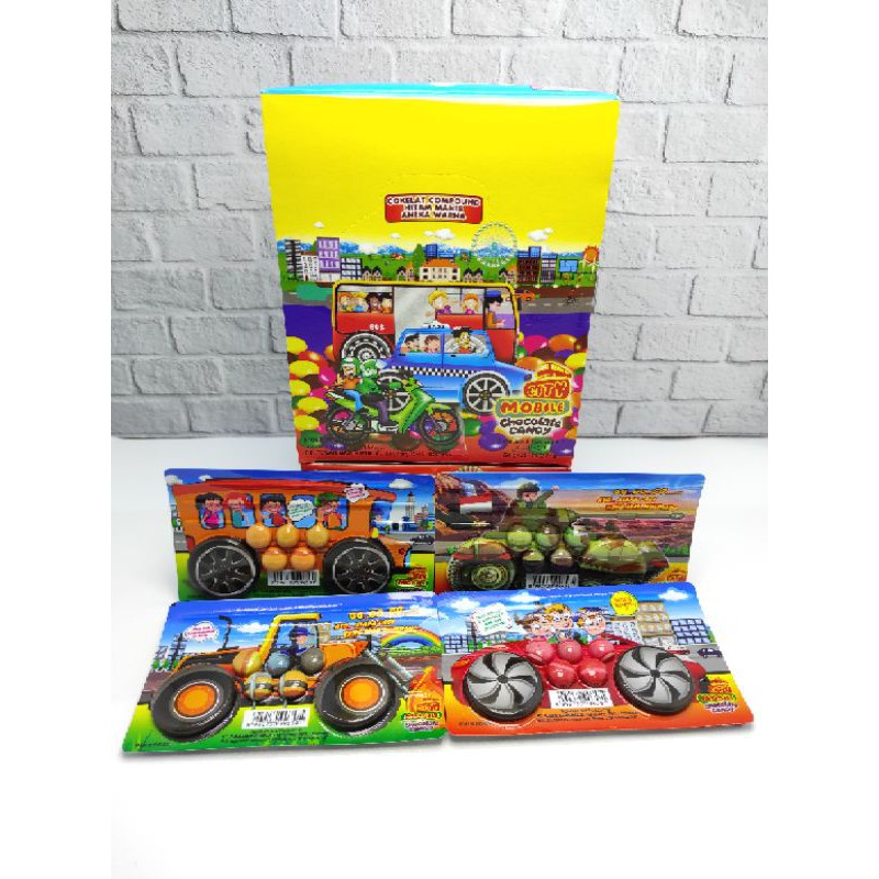 

Pusan Chocolate Candy City Mobile (1 pack isi 24 pcs)