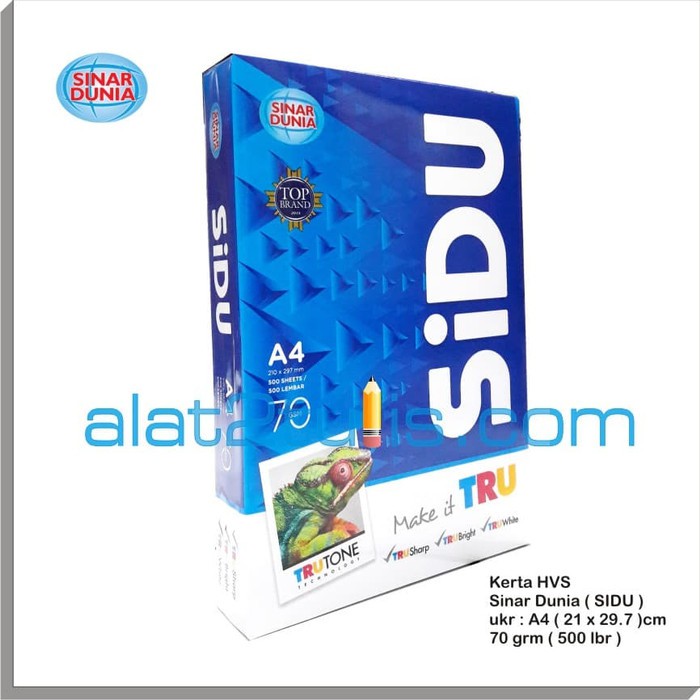 

Dijual HVS Sinar Dunia SIDU A4 70 gram putih Berkualitas