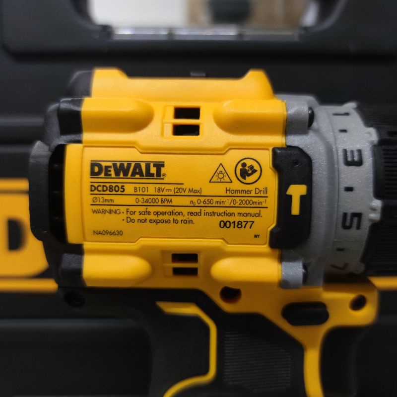 DeWalt ATOMIC DCD805 Cordless Impact Drill Brushless DEWALT DC805D2T