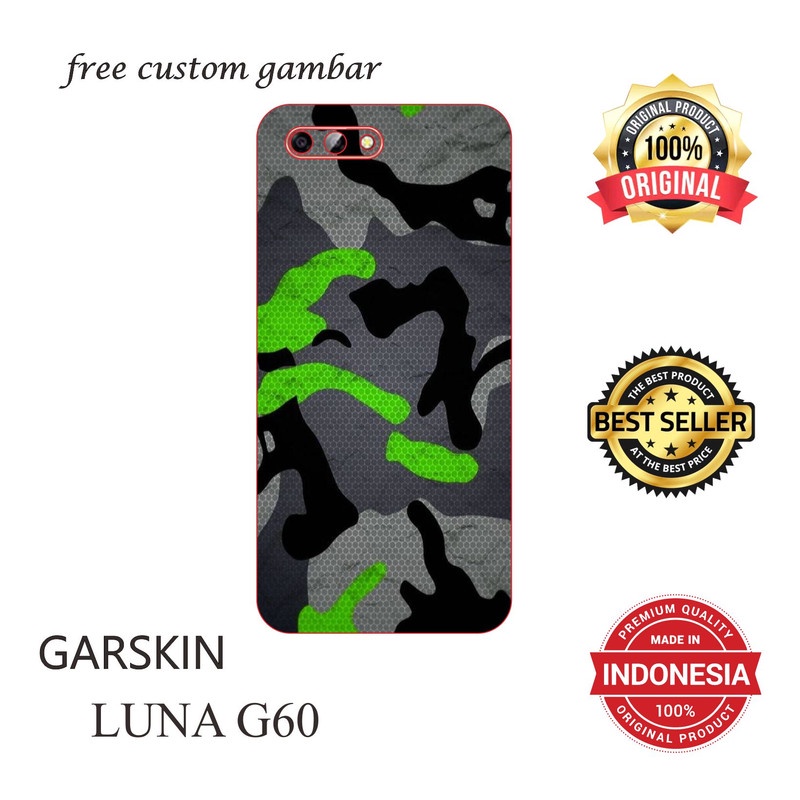 GARSKIN/STICKER HANDPHONE LUNA G60(G8) CUSTOM