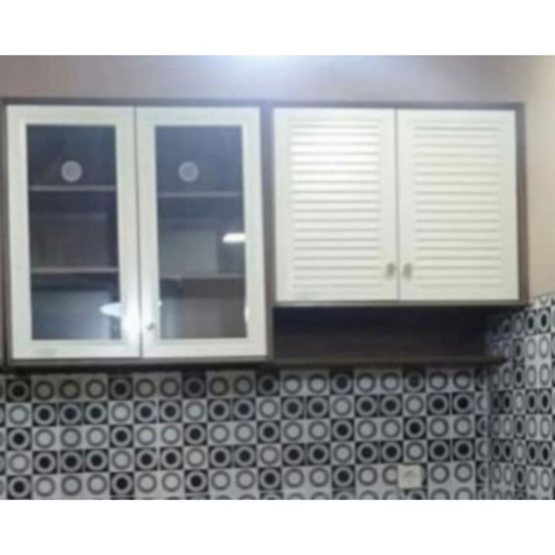 Lemari dapur/Kitchen set atas 4 pintu viral series