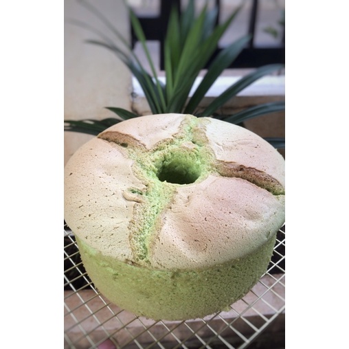 

chiffon cake pandan