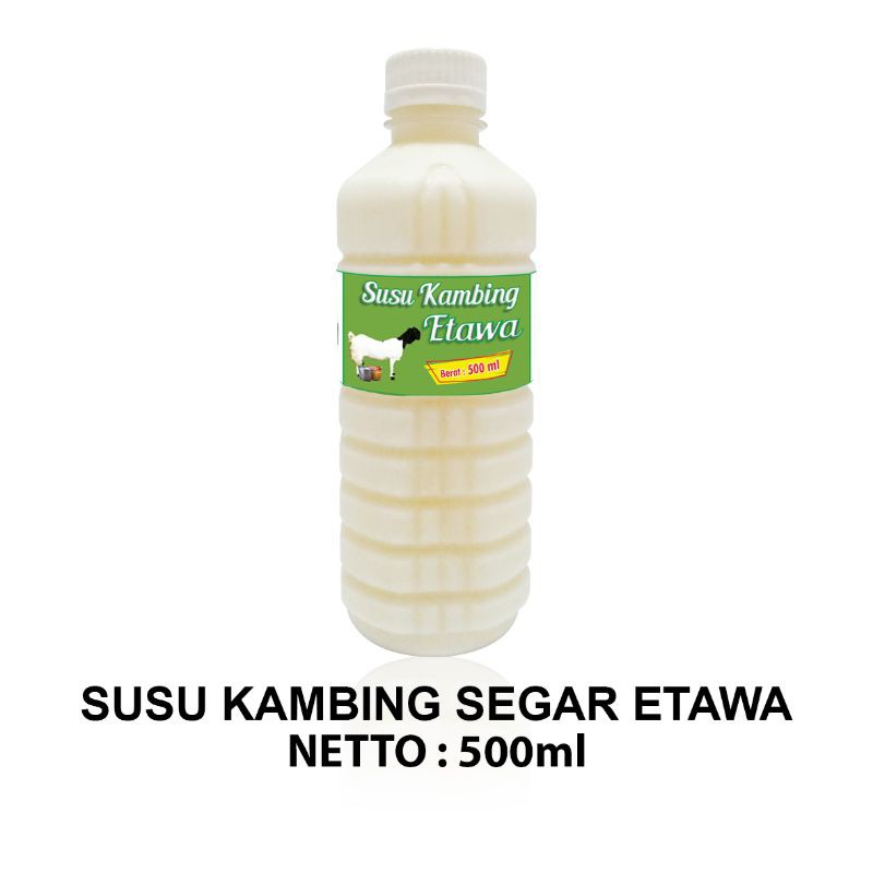 

[500ml] Susu Kambing Etawa Segar Tawar Fresh Murni 100% NAGA SP