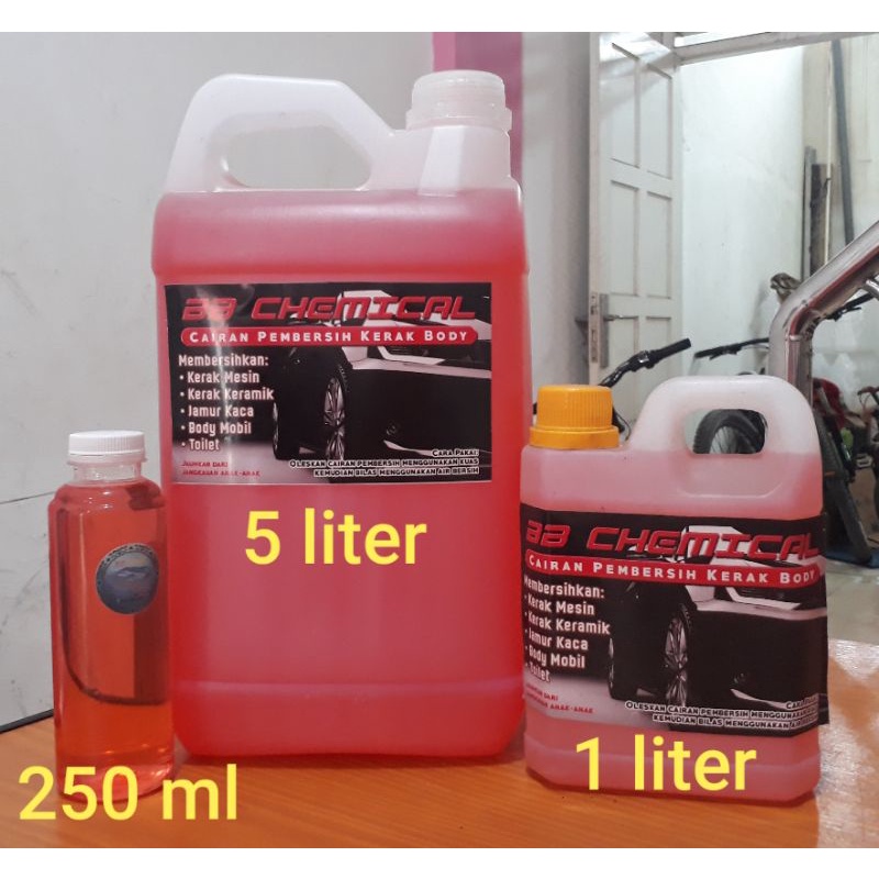 Por polish Pembersih Karat Jamur kaca dan kerak body mobil 1liter
