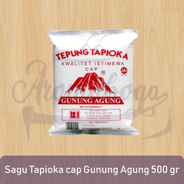 

Sagu tapioka cap gunung agung 500 gram