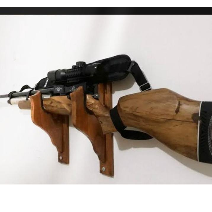 [PRODUK Z6HET] display senapan/rak senapan/dudukan senapan dinding ESZ