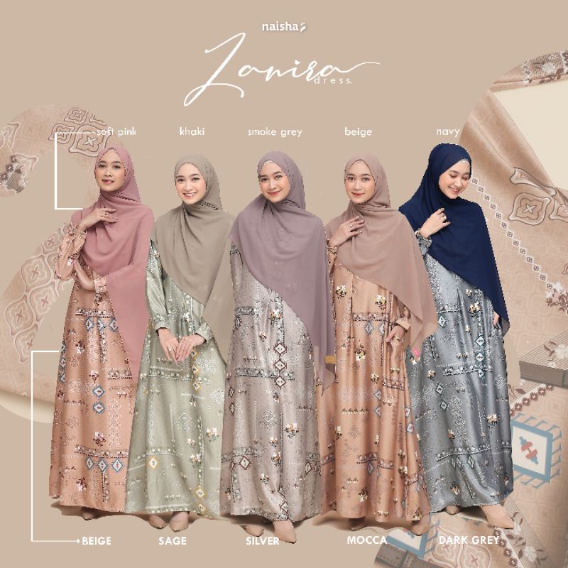 Gamis Muslimah/Gamis Zanira/Daily Gamis/Gamis Simple/Gamis Syari