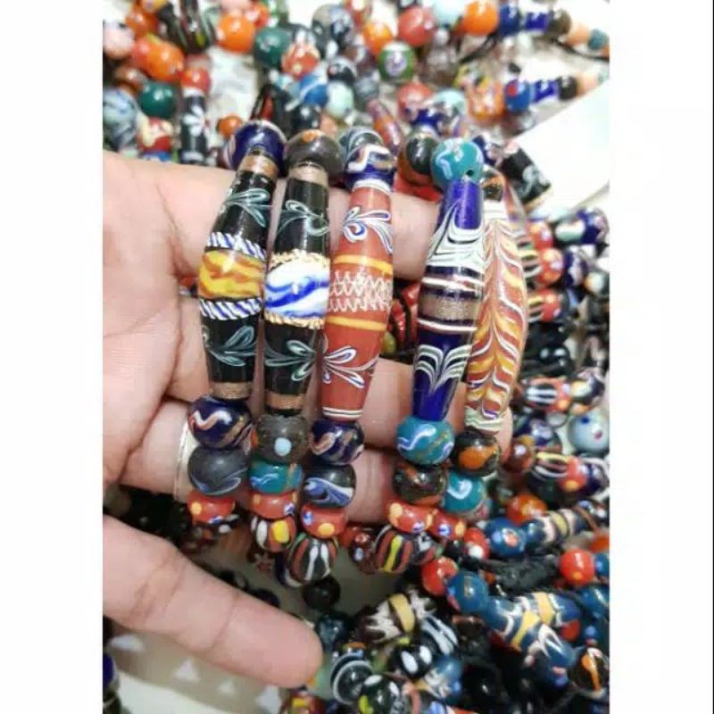 GELANG MANIK DAYAK PLAT KHAS KALIMANTAN