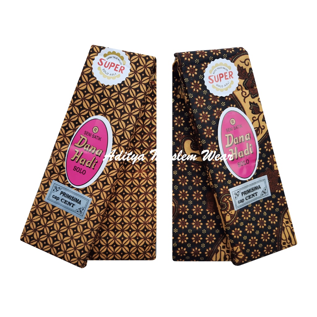 Paket Hemat 3 Pcs Kain Batik DANA HADI Solo Cap Cent Kain Panjang Samping Kebat Tapih Gendongan Melahirkan