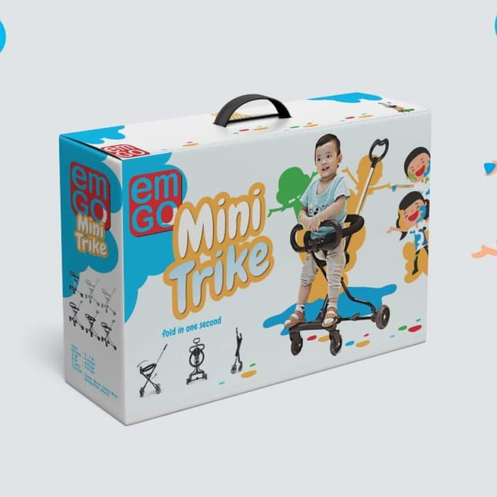 Emgo Mini Trike Stroller Roda 4/Kereta Dorong Anak