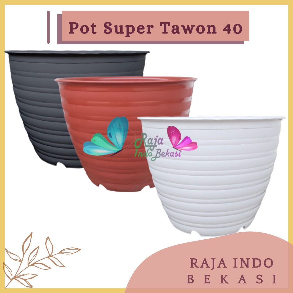 Ori Pot Super Tawon 40 Cm Hitam Pot Plastik Bunga Tanaman Pot Tawon Jumbo Besar Putih Tebal Murah Grosir Pot Jumbo Besar Putih Tinggi Murah 40cm 50cm 60cm 70cm 100cm