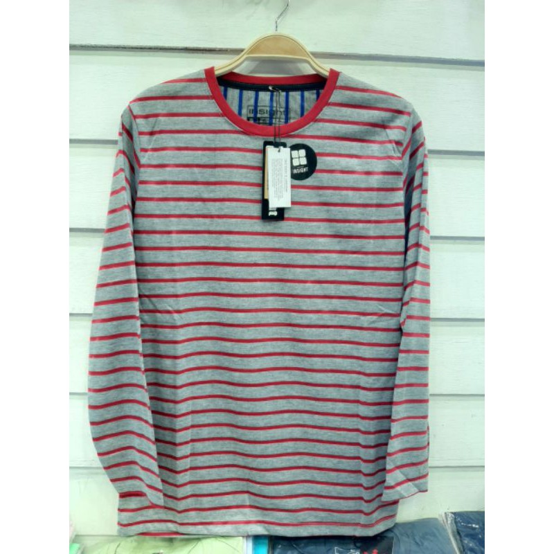 Kaos Salur Belang Lengan Panjang Size XL DEWASA BERKWALITAS