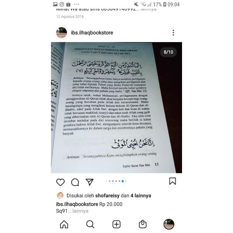 Terjemah tafsir surat yasin penjelasan bacaan arti asbabunnuzul dan keutamaannya