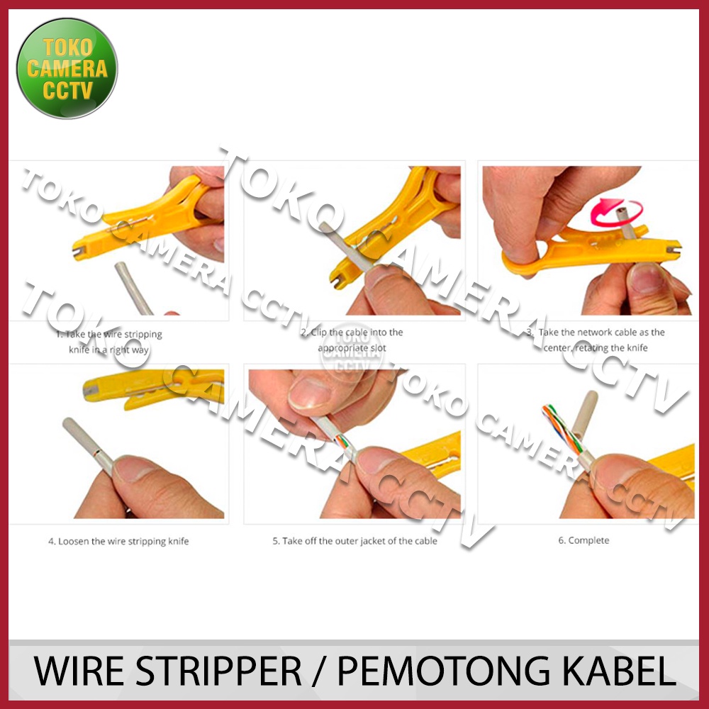 Rotary Wire Stripper Pengupas Kabel LAN UTP Listrik Telepon kupas kabel