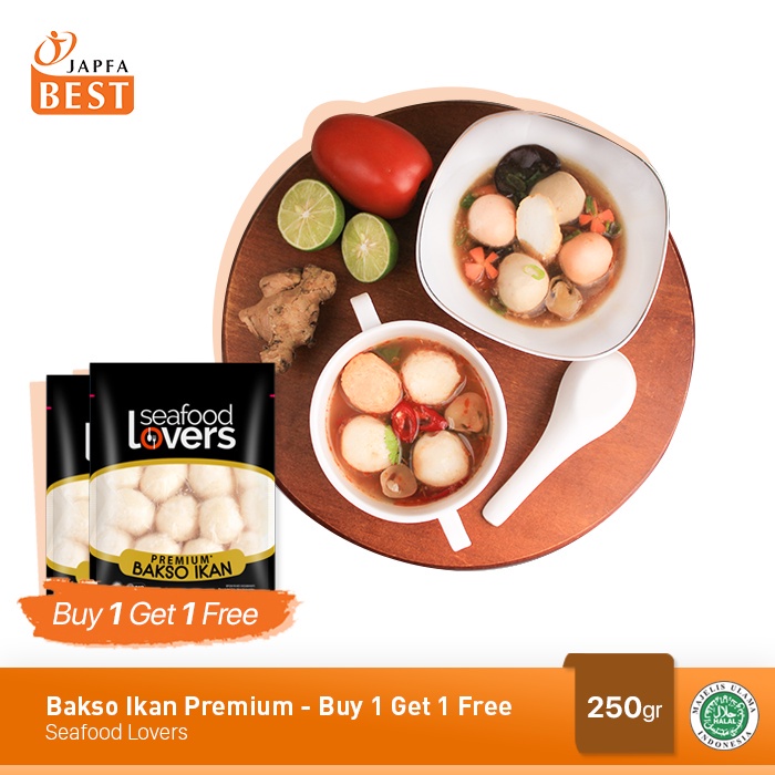 Bakso Ikan Premium Seafood Lovers 250 gr [BUY 1 GET 1 FREE]