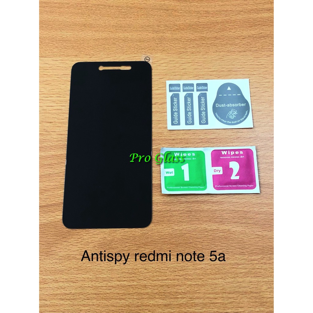 XIAOMI REDMI NOTE  5 / 5A / REDMI 5+ Privacy Anti Spy / Antispy Magic Glass Premium Tempered Glass