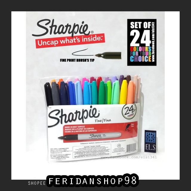 

BT574 SHARPIE FINE POINT BEST UPC SET OF 24 BY FERIDANSHOP98