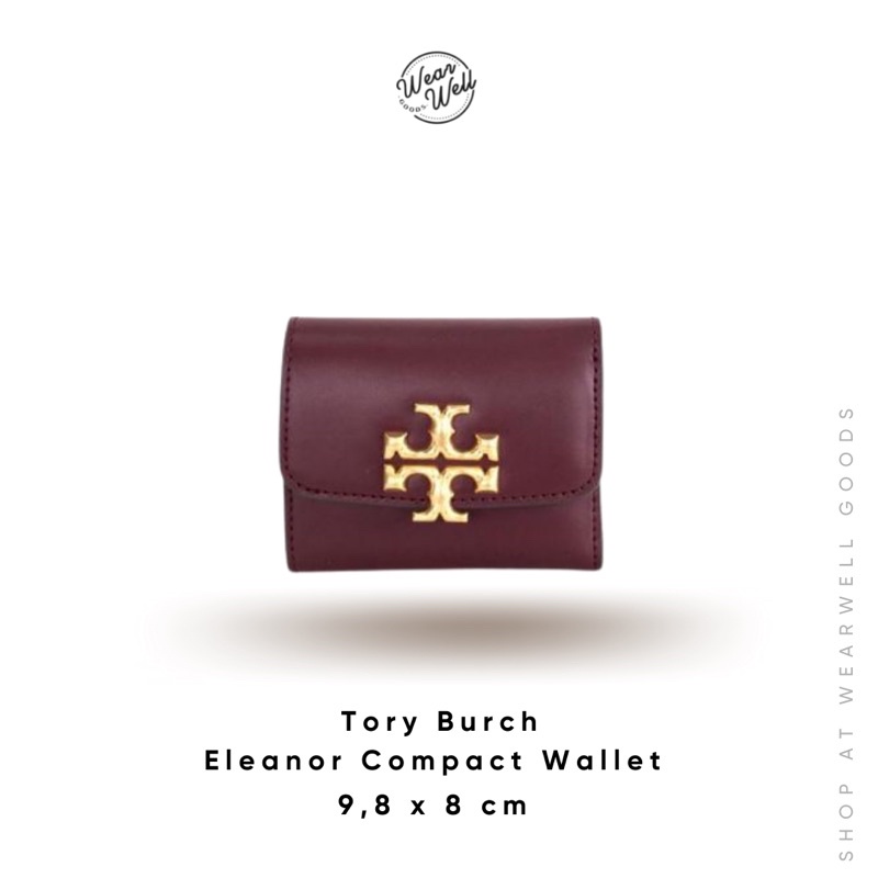 Jual Tory burch Eleanor compact wallet | Shopee Indonesia