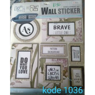 [IMPORT] -  Wall Sticker Dinding Model Frame